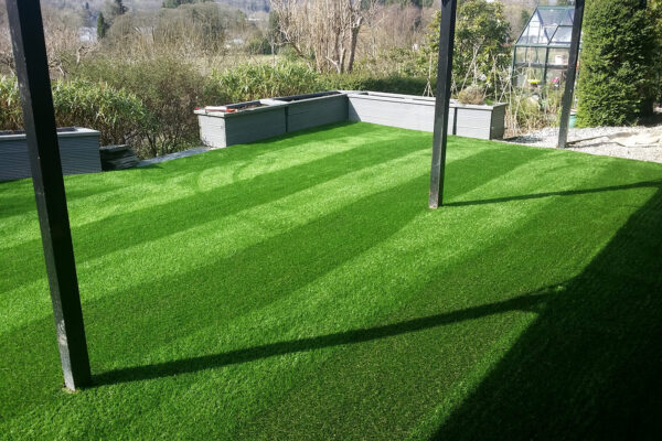 Back Garden with Artficial Grass